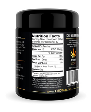 Buddha Tea CBD Golden Milk 320mg