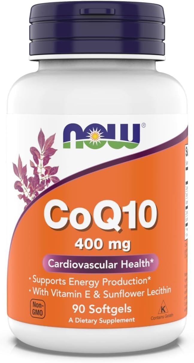 Now Supplements, CoQ10 400 mg, Pharmaceutical Grade, 90 Softgels