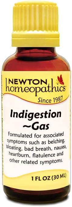 Newton Homeopathics Indigestion ~ Gas, 1 fl. oz. (30 ml)