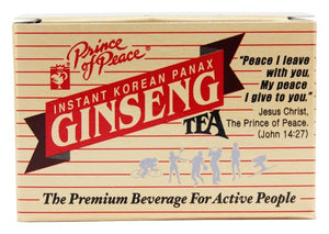 Prince Of Peace Korean Ginseng Instant Tea 10 Bag