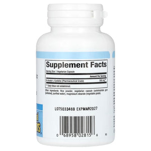 Natural Factors, NAC, N-Acetyl-L Cysteine, 500 mg, 90 Vegetarian Capsules