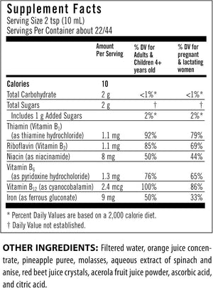 Flora, Iron with B-Vitamin Complex, 15 fl oz (445 ml)