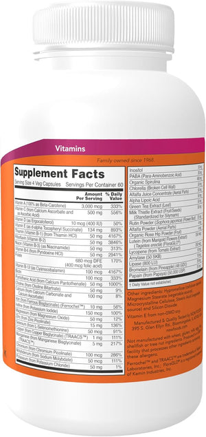 NOW Supplements, Special Two with Green Superfoods & Herbal Extracts, 240 Veg Capsules