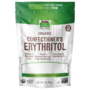 Organic Confectioner's Erythritol Powder, Replacement for Powdered Sugar, Zero Calories, 1-Pound