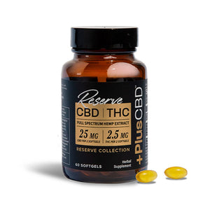 PlusReserve CBD (25MG/2.5mg) 60 softgels