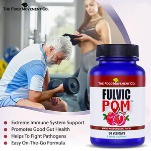The Food Movement- Fulvic Pom- 60vcaps