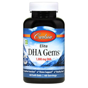 Elite DHA Gems® | 60 Soft Gels - Discount Nutrition Store