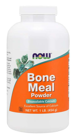 NOW Bone Meal Powder, 1 lb