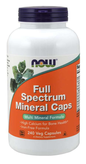 NOW Full Spectrum Mineral Caps, 240 Capsules