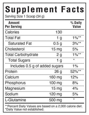 Blue Bonnet Whey and Casein Protein Powder Vanilla 2.1lb