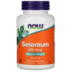 NOW Selenium, 200 mcg, 180 Veg Capsules