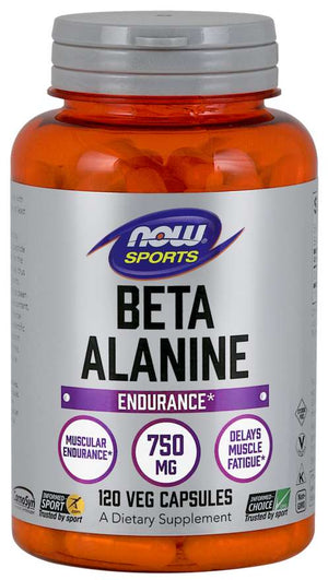 NOW Foods Sports Beta-Alanine, 750 mg, 120 Capsules