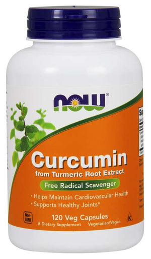 NOW Turmeric Curcumin Gels, 120 Veg Capsules