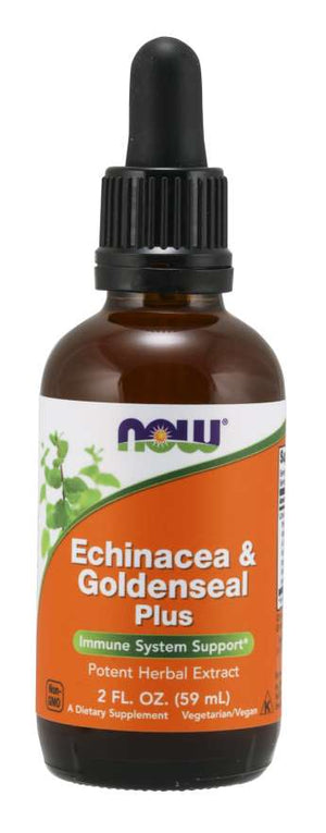 NOW Foods Echnacea & Goldenseal Plus, 2 fl oz