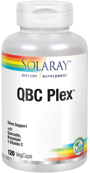 Solaray QBC Plex™, 120 Vegetarian Capsules