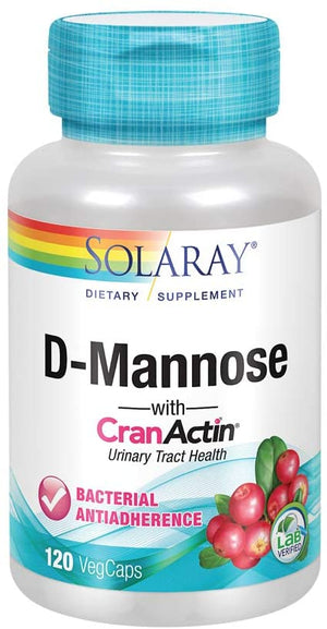 Solaray D-Mannose with CranActin®, 120 VegCaps