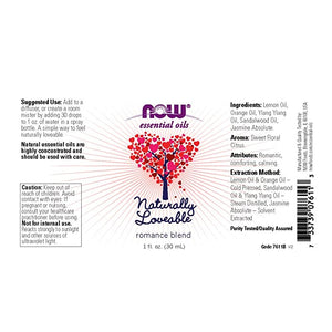 NOW Foods Essential Oils Naturally Loveable, 1 fl oz