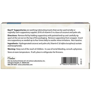 Carlson KeyE® Natural Vitamin E Suppositories, 12 Suppositories