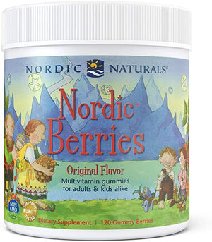 Nordic Naturals Nordic™ Berries Multivitamin Gummies for Adults & Kids Original, 120 Gummies