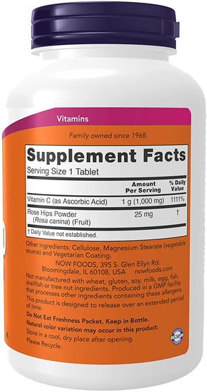 NOW Foods C-1000, 250 Tablets
