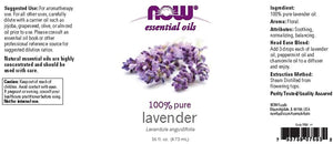 NOW Foods Essential Oils Lavender Oil, 16 fl oz