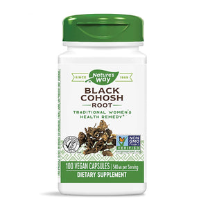 Nature's Way Black Cohosh Root, 540 mg, 100 Vegan Capsules