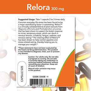 NOW Foods Relora®, 300 mg, 120 Vegetarian Capsules