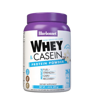 Blue Bonnet Whey and Casein Protein Powder Vanilla 2.1lb