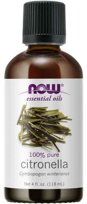 NOW Foods Essential Oils Citronella Oil, 4 fl oz