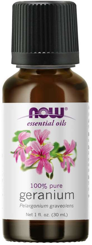 NOW Foods Essential Oils Geranium, 1 fl oz