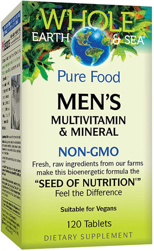 Natural Factors Whole Earth & Sea® Men's Mutlivitamin & Mineral, 120 Tablets
