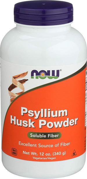 NOW Psyllium Husk Powder, 12 oz