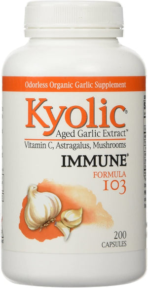 Kyolic Aged Garlic Extract™ Immune Formula 103, 200 Capsules