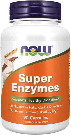 NOW Super Enzymes, 90 Capsules