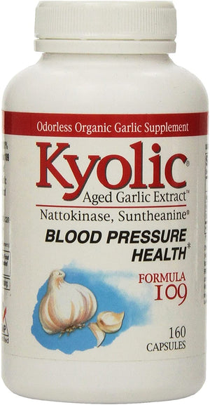 Kyolic Aged Garlic Extract™ Blood Pressure Health Formula 109, 160 Capsules