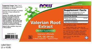 NOW Foods Valerian Root Extract, 2 fl oz
