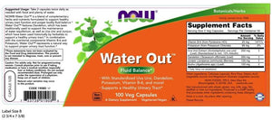 NOW Foods Water Out™, 100 Vegetarian Capsules