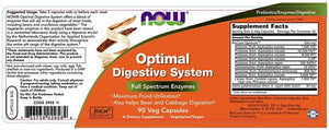 NOW Foods Optimal Digestive System, 90 Veg Capsules
