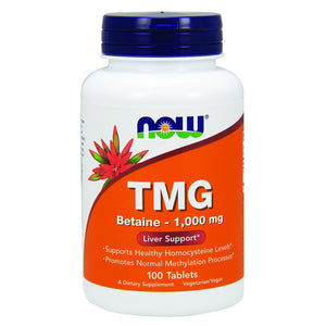 NOW Foods TMG, 1000 mg, 100 Tablets
