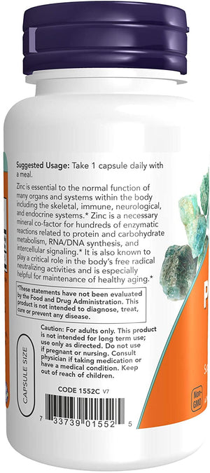 NOW Foods Zinc Picolinate, 50 mg, 120 Vegetarian Capsules