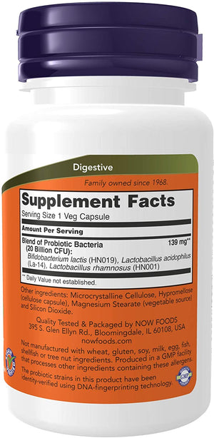 NOW Foods Women's Probiotic, 20 billion CFU, 50 Veg Capsules