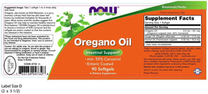 NOW Oregano Oil, 90 Softgels