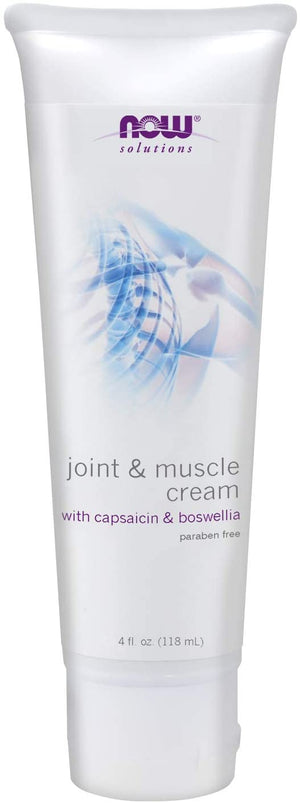 NOW Foods Solutions Joint & Muscle Cream, 4 fl oz