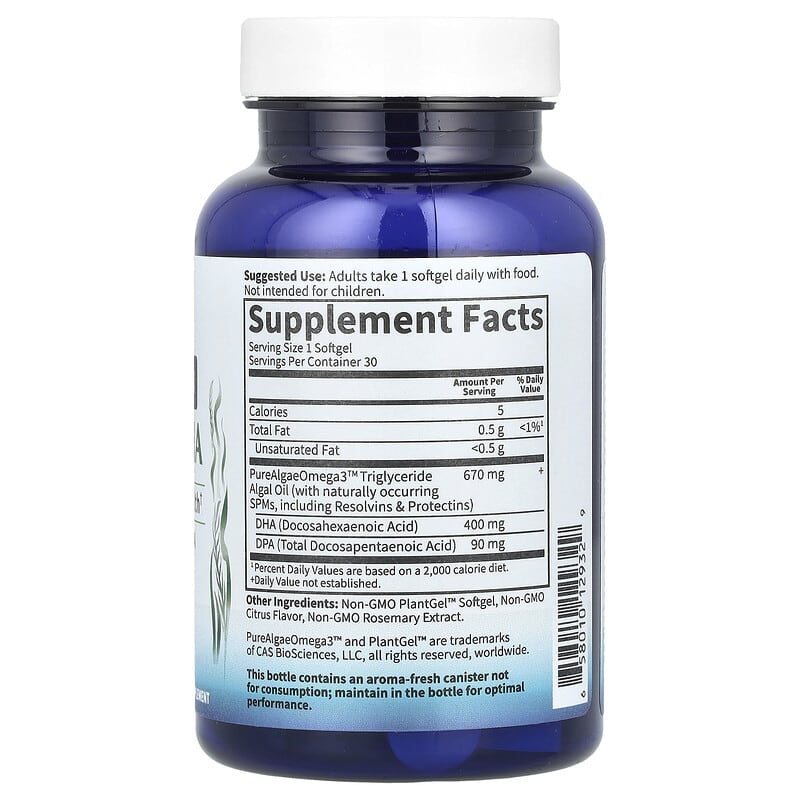Dr. Formulated Vegan DHA 30ct Softgels