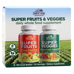 Country Farms Super Fruits & Veggies 180 caps