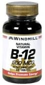 Vitamin B-12 TABS 500 MCG WMILL Size: 60