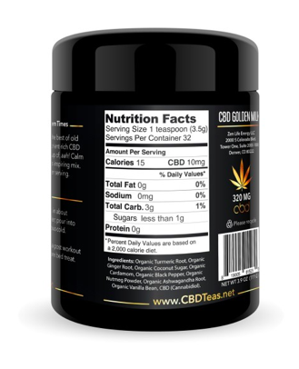 Buddha Tea CBD Golden Milk 320mg