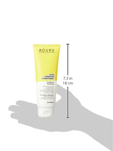 Acure Ultra Hydrating Conditioner – Deep Moisture &amp; Nourishing Formula for Dry, Dehydrated Hair, Restores Softness &amp; Shine, 8 Fl Oz