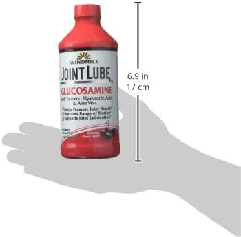 Windmill Health Products Joint Lube (16oz) Chondroitin, MSM, Collagen &amp; Joint Factors Lubricates Joints for greater Flexibility &amp; Freedom of Movement Delicious Cherry