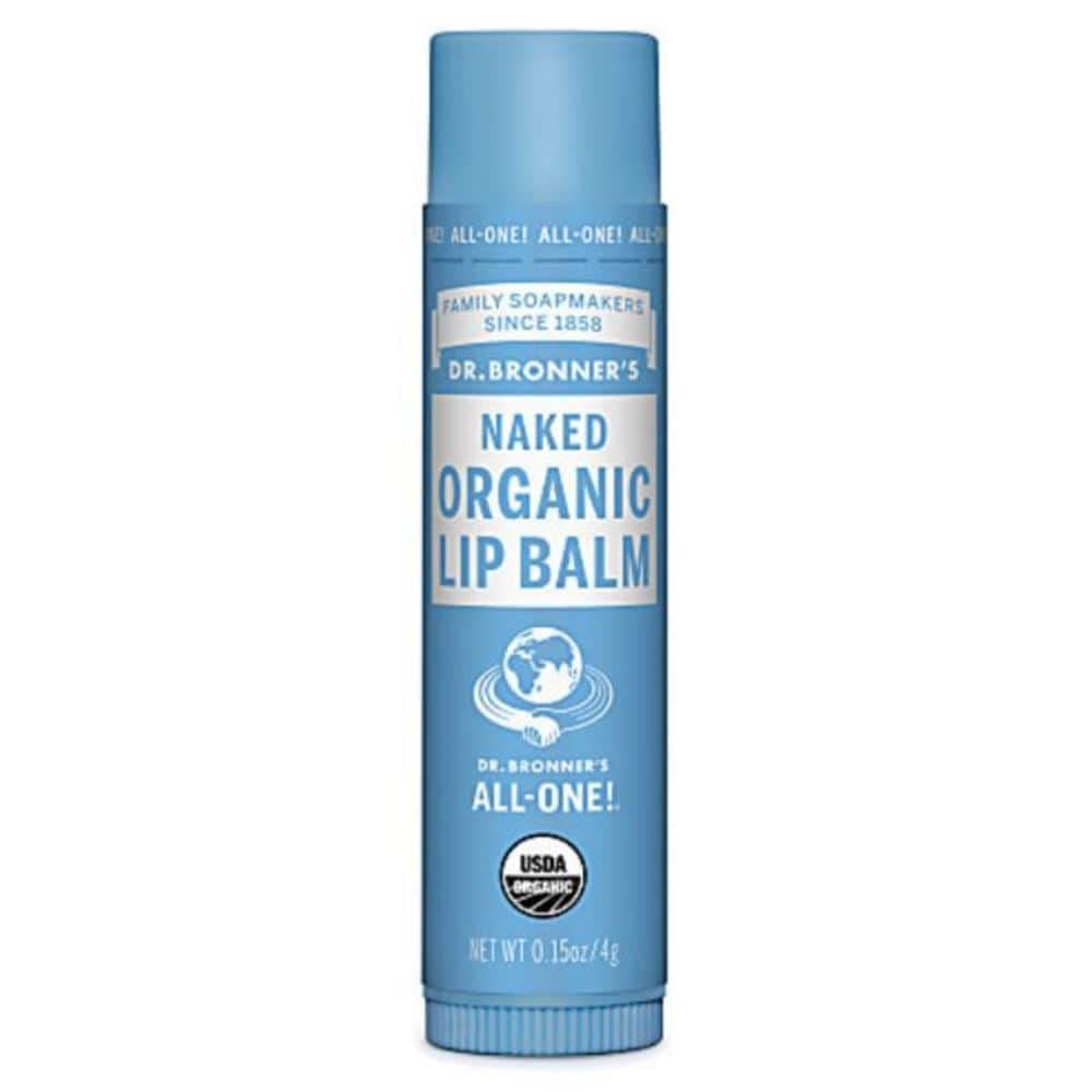 Dr. Bronner&#39;s Magic Organic Lip Balm Naked, 0.15 oz
